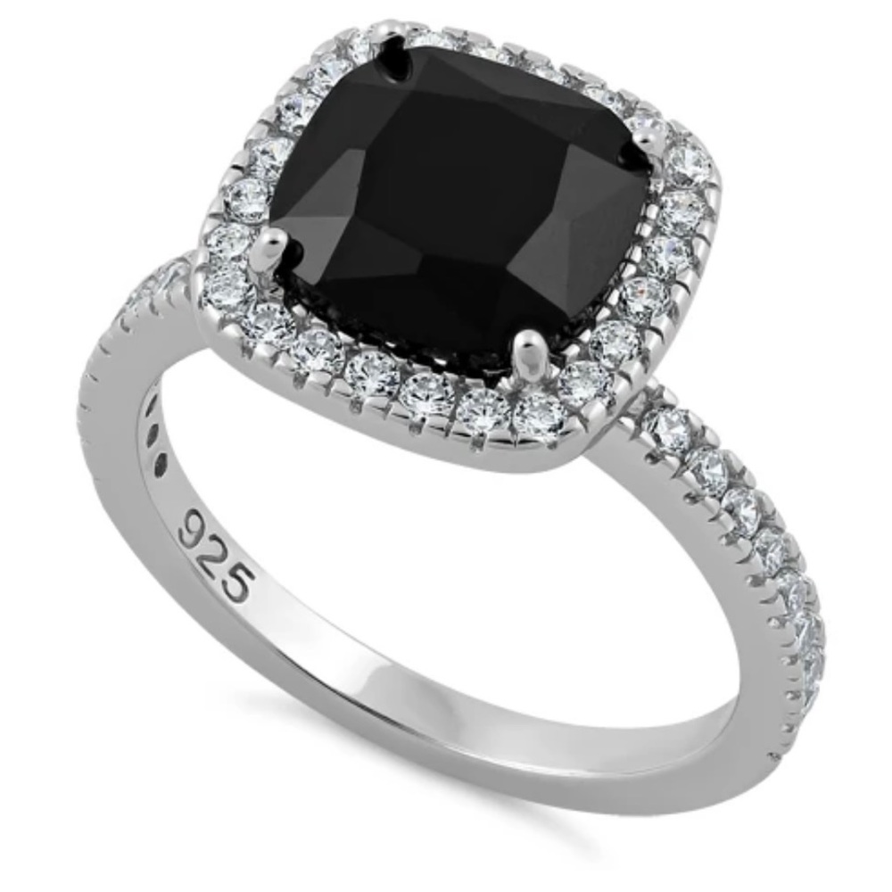 Black Cut Ring